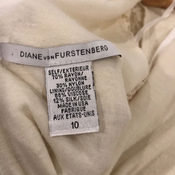 Diane Von Furstenberg stunning Ivory lace dress!! - Picture 6 of 8